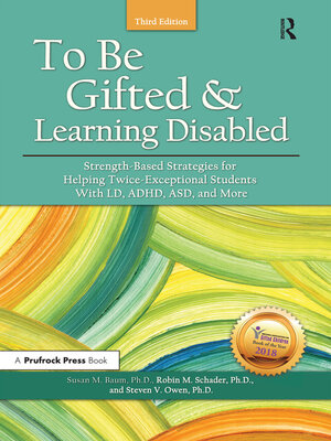To Be Gifted and Learning Disabled - ebook